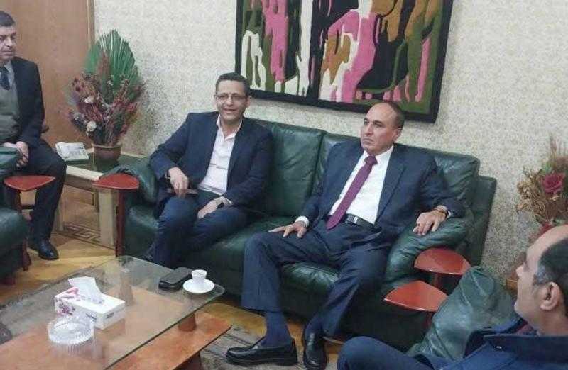 البلشي يستقبل عبدالمحسن سلامة في نقابة الصحفيين ويؤكد على روح المنافسة الشريفة