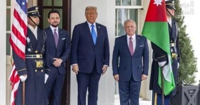 الرئيس الأمريكى يستقبل ملك الأردن لدى وصوله إلى البيت الأبيض