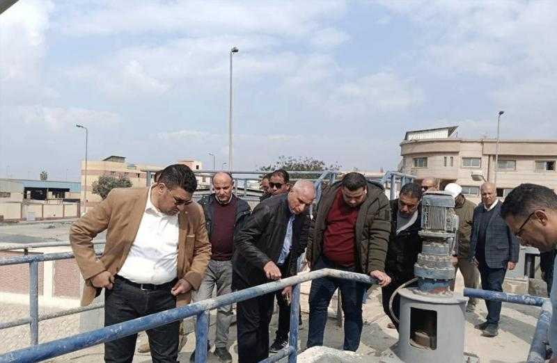 مسئولو ”الإسكان” يتفقدون محطات المياه وروافع الصرف ومشروعات التطوير الجارية بالعبور