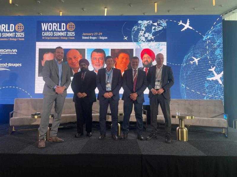 مصر للطيران للشحن الجوي تشارك في World Cargo Summit 2025 بمدينة أوستند ببلجيكا