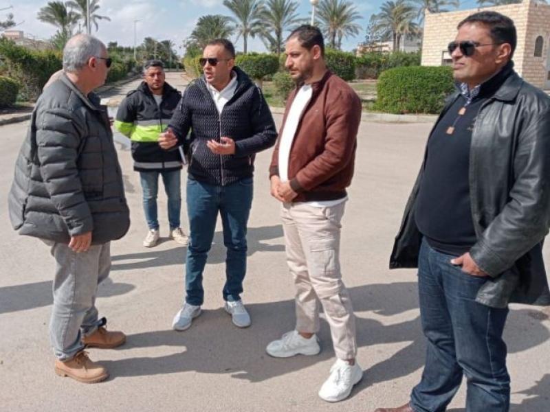 مسئولو جهاز القرى السياحية يتفقدون مشروعات الطرق والتطوير والوحدات السكنية والبحيرات