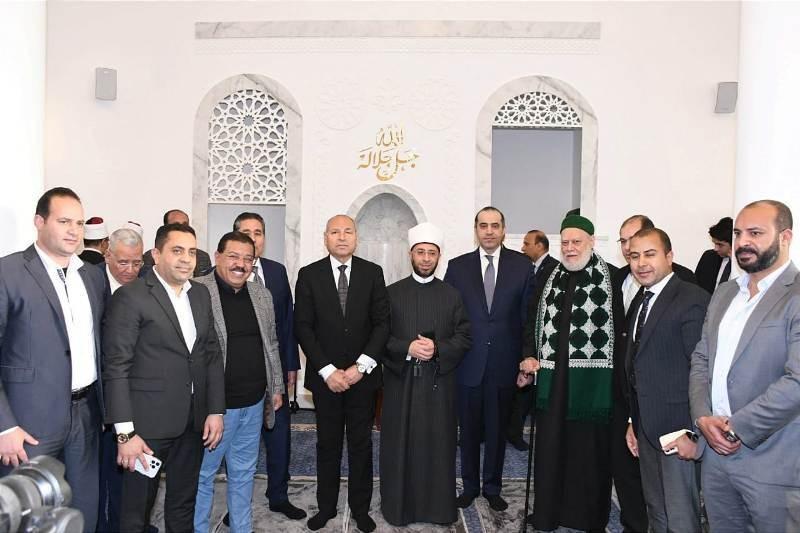 وزراء الأوقاف والشباب والرياضة والشئون النيابية ومحافظ القاهرة يفتتحون مسجد الطاهرة بسراي القبة
