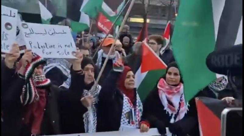 مظاهرات فى 8 مدن برازيلية تندد بجرائم ترامب ونتنياهو فى غزة: فلسطين ليست للبيع