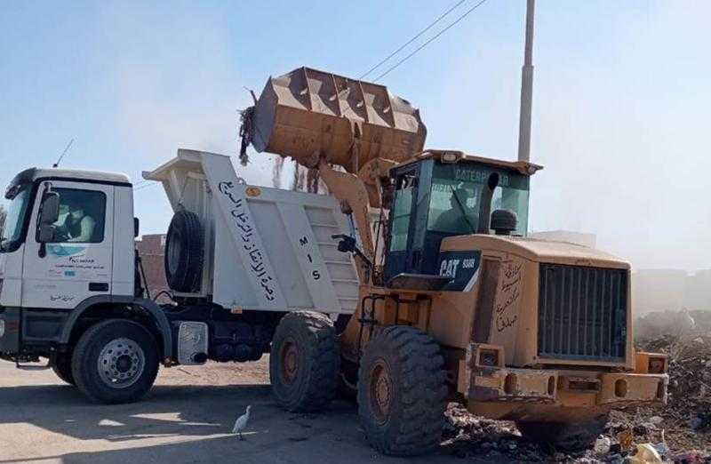 رفع 5950 طن قمامة من مدن وأحياء الغربية