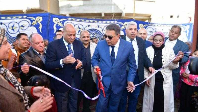 محافظ الدقهلية يفتتح مدرسة عزبة أبو غانم بديسط بتكلفة 11 مليون جنيه |صور