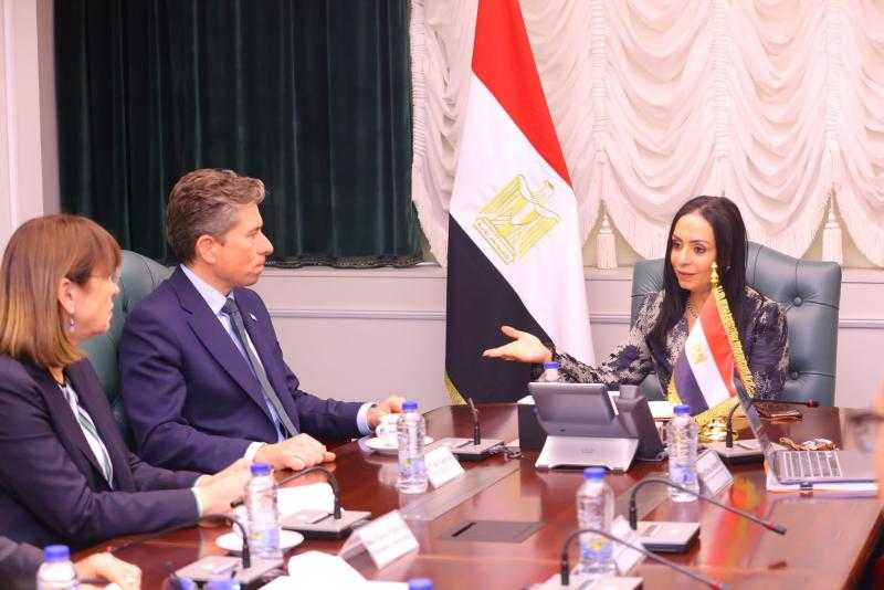 وزيرة التضامن تبحث المساعدات المطلوبة لقطاع غزة مع وفد أممي