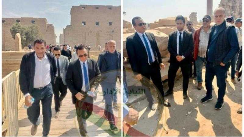 النيابة الإدارية تفتح تحقيقا في واقعة كسر حجر أثري بالكرنك