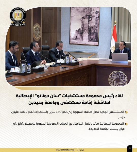 انفوجراف.. أبرز أنشطة رئيس مجلس الوزراء هذا الأسبوع
