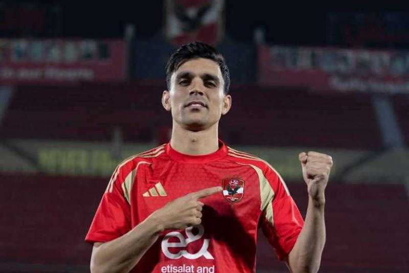 أشرف بن شرقي يحرز أول أهدافه مع الأهلي أمام الزمالك في لقاء القمة