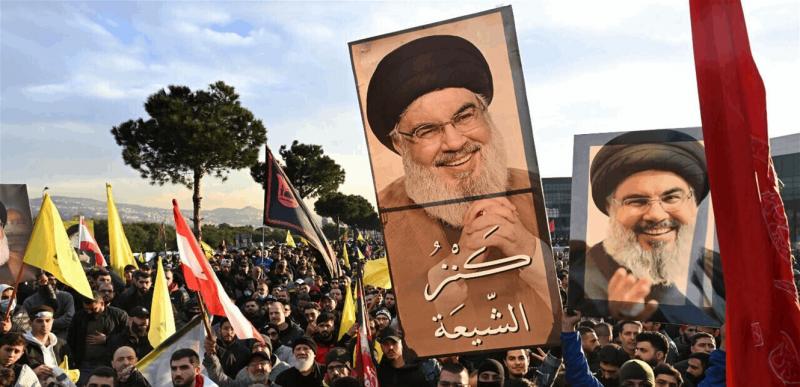 جنازة شعبية لحسن نصر الله اليوم فى بيروت.. فيديو