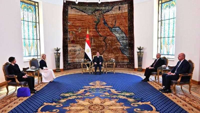 الرئيس السيسي يستقبل رئيسة مجلس النواب القبرصي.. ويؤكد عمق وقوة العلاقات بين البلدين