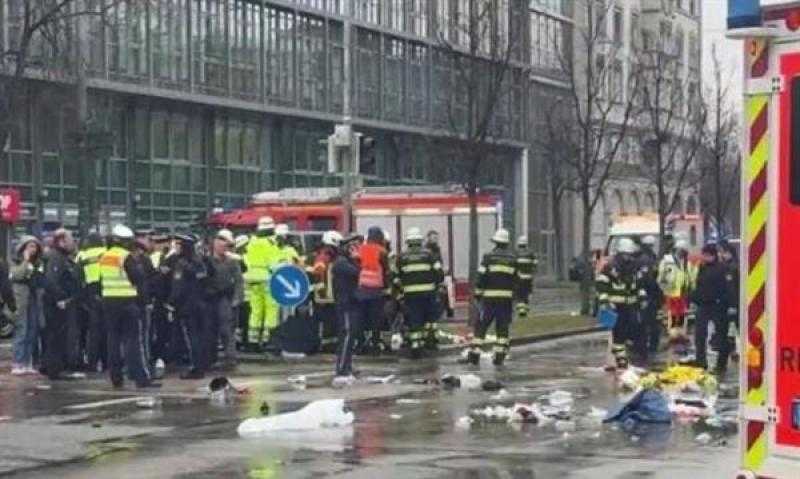 حادث دهس لحشد من المواطنين فى مدينة مانهايم الألمانية