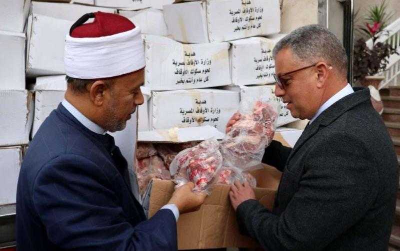 وصول طن ونصف من لحوم صك الإطعام للأُسر الأولى بالرعاية في الإسماعيلية