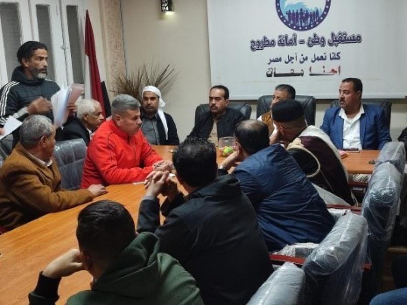 مستقبل وطن مرسى مطروح يجري القرعة العلنية للفرق المشاركة بالدورة الرمضانية.. صور