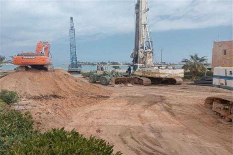 بدء أعمال تنفيذ ”البوغاز” أول ممر ملاحي يربط مارينا الشمالية بتوسعاتها الجنوبية