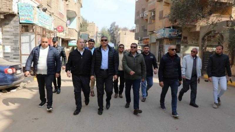 بطول 3 كم.. محافظ الجيزة: رصف وتطوير طريق جسر الصليبة بشبرامنت