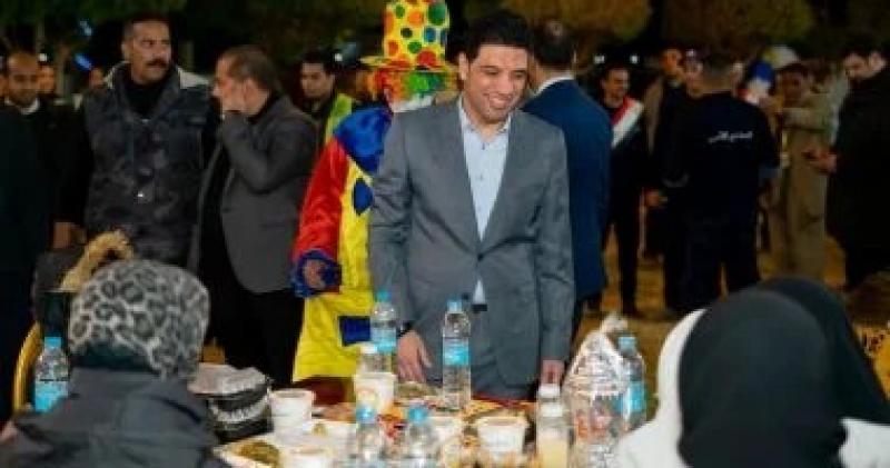 نائب محافظ سوهاج يشهد إفطار ”اتحاد بشبابها” مع أطفال معهد الأورام