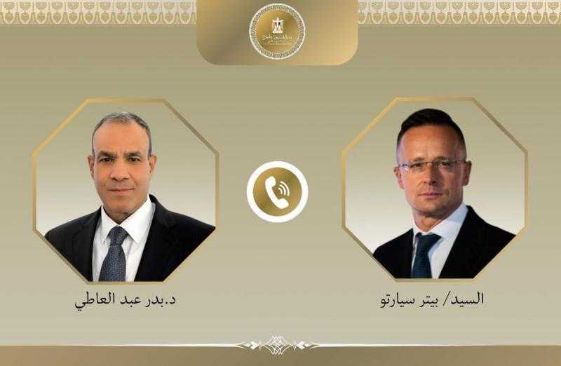 وزير الخارجية يستعرض مع نظيره المجري مخرجات القمة العربية حول إعادة إعمار غزة