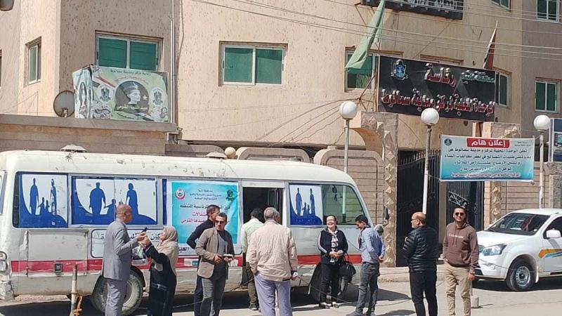 محافظ المنيا يطلق قوافل طبية مجانية ضمن احتفالات العيد القومي