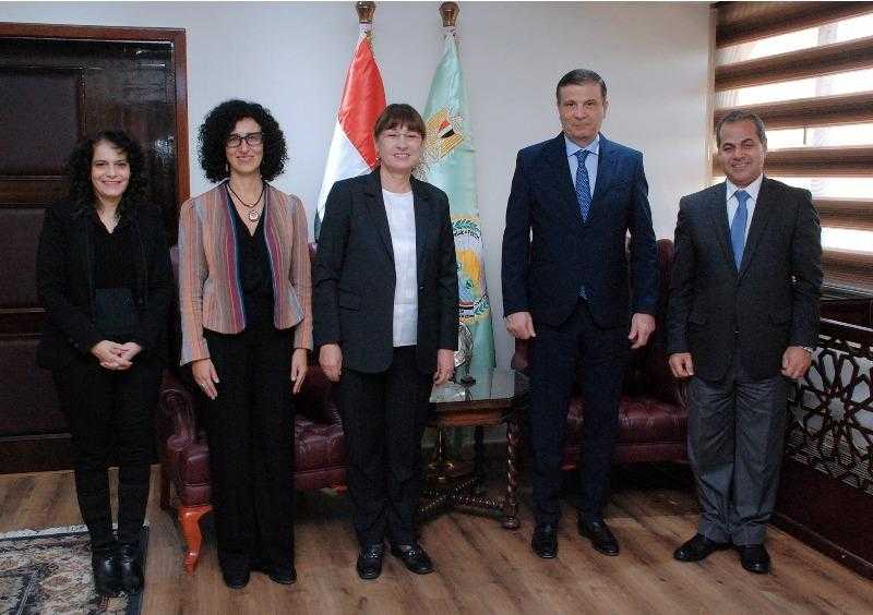 وزير الزراعة يبحث مع مسئولة دولية تعزيز التعاون مع وكالات الأمم المتحدة