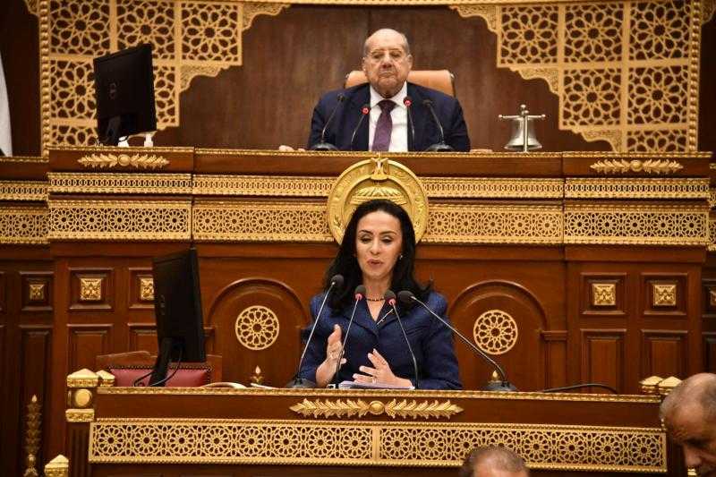 خلال الجلسة العامة لـ”الشيوخ”.. وزيرة التضامن: 5.5 مليون طالب من أبناء أسر تكافل في مراحل التعليم