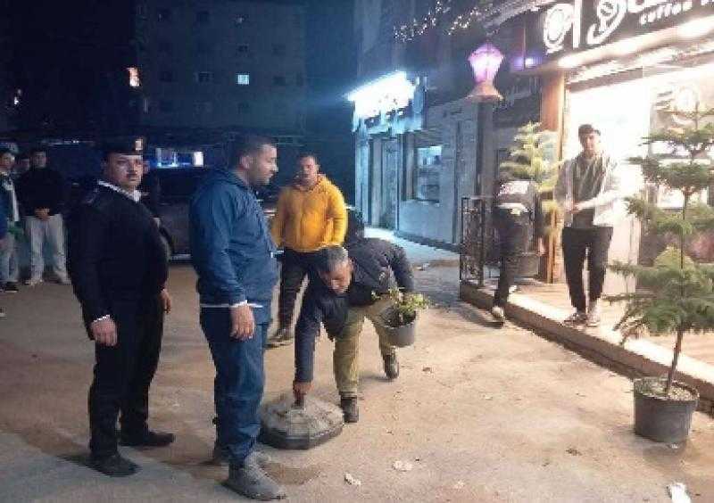 إزالة 151 مخالفة إشغال طريق خلال حملة ليلية بكفر الدوار