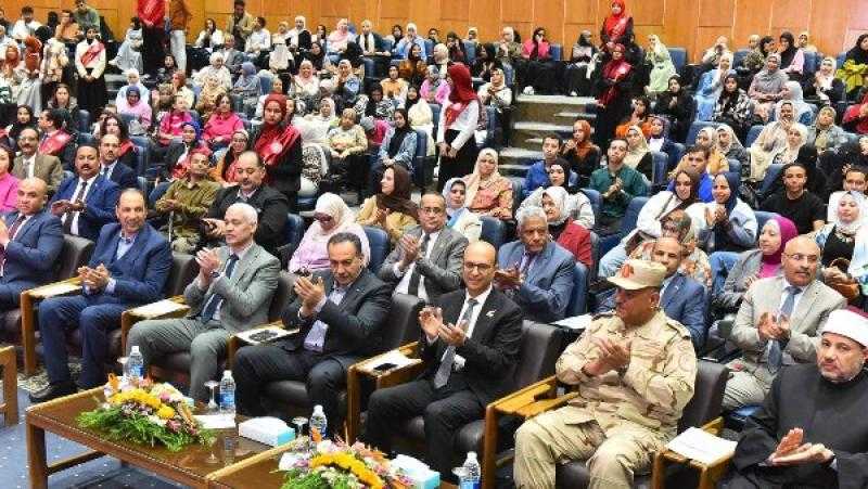 محافظ أسيوط يشهد احتفالية الجامعة بذكرى انتصارات العاشر من رمضان