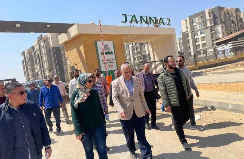 مسئولو ”الإسكان” يتفقدون مشروع ”جنة” السكني بمدينة الشيخ زايد