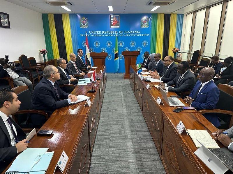 جلسة مباحثات لوزير الخارجية والهجرة مع نظيره التنزاني