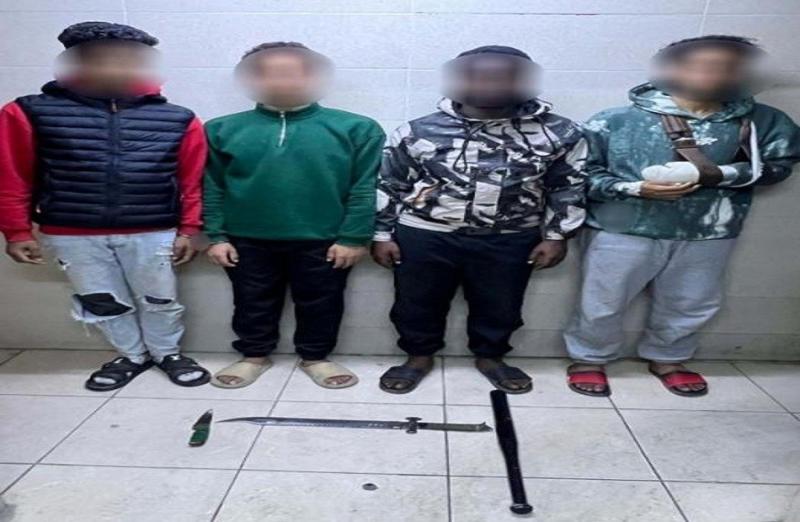 ضبط 4 أشخاص للتنمر على طالب والتعدي عليه بأسلحة بيضاء بالإسماعيلية