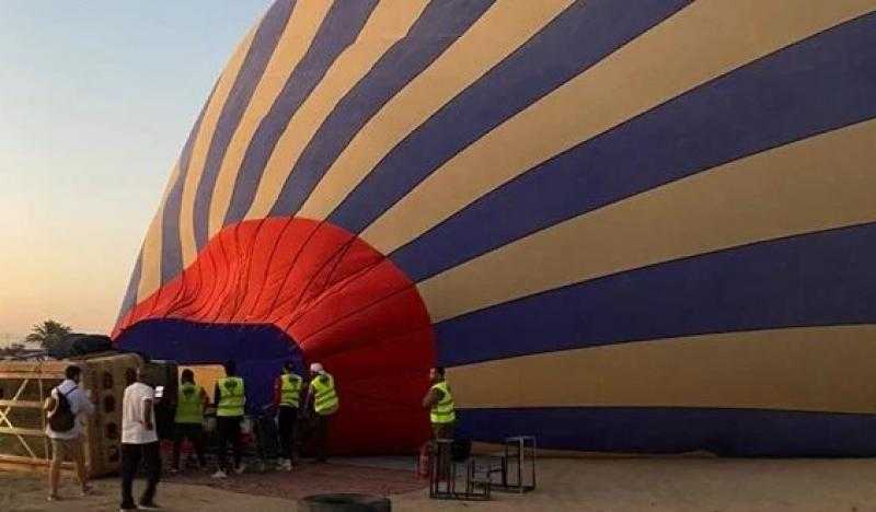 إلغاء رحلات البالون الطائر في الأقصر بسبب زيادة سرعة الرياح