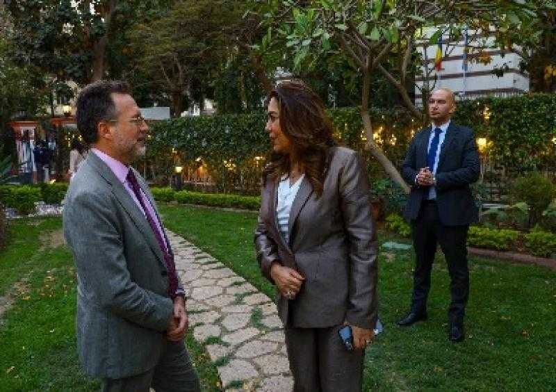 وزيرة التنمية المحلية تشهد احتفالية السفارة الكندية بيوم المرأة المصرية