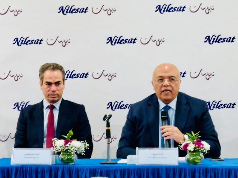 رئيس شركة الأقمار الصناعية: ٥٧,٧ مليون دولار أرباح نايل سات بزيادة ٣١,٨٣٪ عن العام السابق