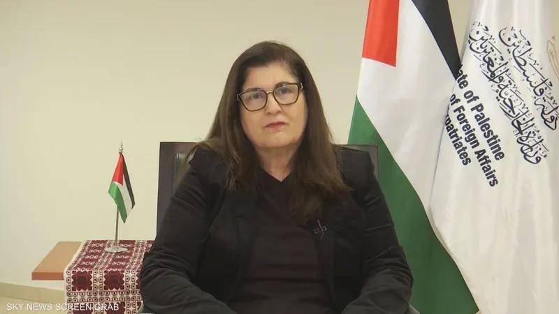 وزيرة فلسطينية: شعبنا لن يقبل بالتهجير من أرضه بأى شكل من الأشكال