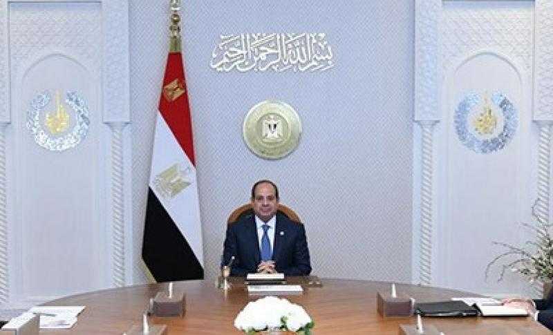 الرئيس السيسي يؤكد تأمين أرصدة آمنة من مختلف السلع ومواصلة الجهود لزيادة حجم الاحتياطيات