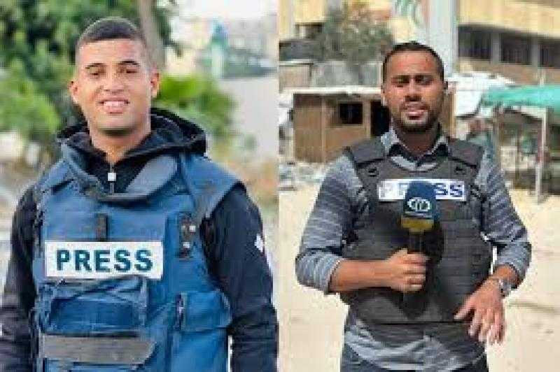نقابة الصحفيين تُدين استهداف جيش الاحتلال للزميلين الفلسطينيين محمد منصور وحسام شبات