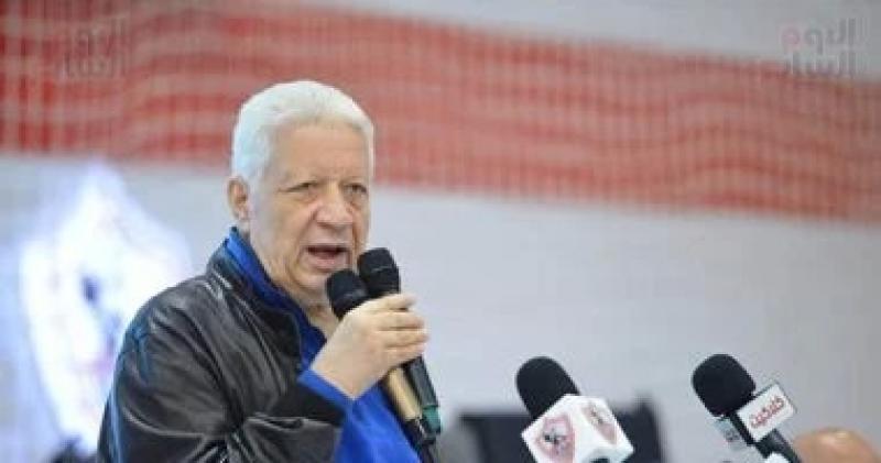 الخطيب يعلن قبول اعتذار مرتضى منصور والتنازل عن الأحكام القضائية ضده