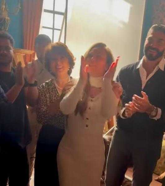 نيكول سابا تعلن انتهاء تصوير مسلسل وتقابل حبيب