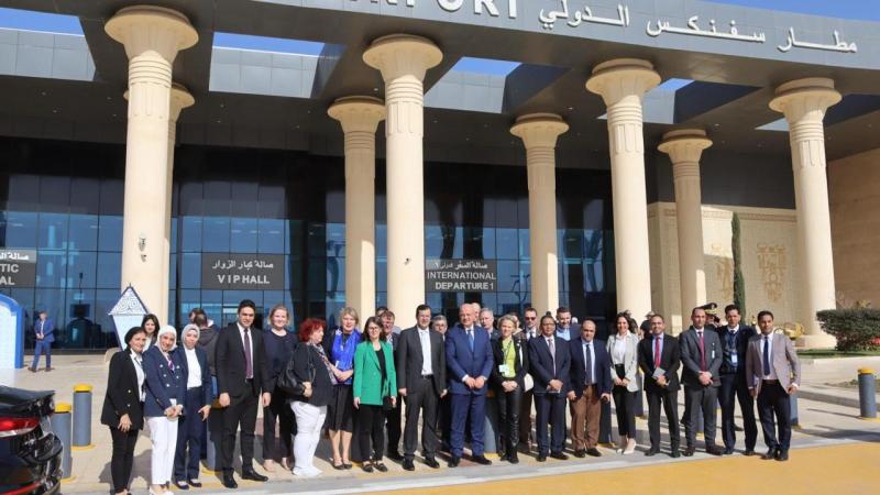 إشادة دبلوماسية أوروبية بمطار سفنكس الدولي كوجهة سياحية واعدة
