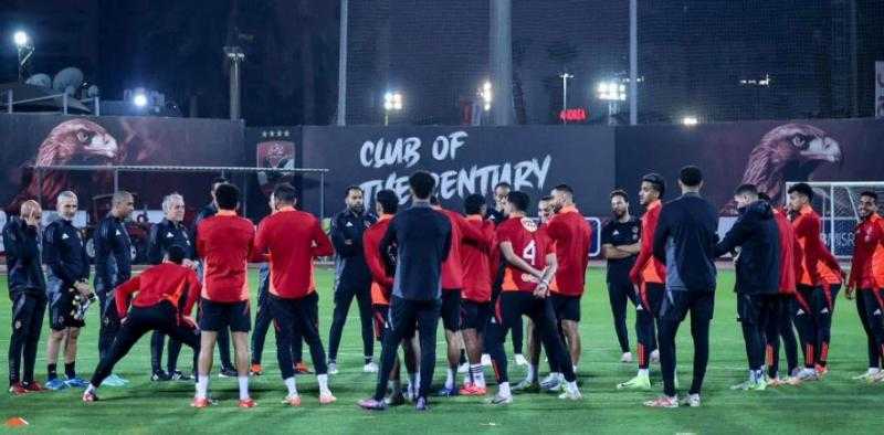 الأهلي يستأنف تدريباته الليلة استعدادا لمواجهة الهلال السوداني