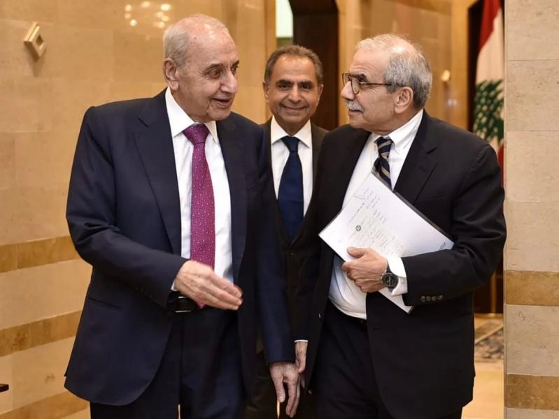 رئيسا النواب والوزراء اللبنانيين يبحثان تطورات خرق إسرائيل اتفاق وقف إطلاق النار