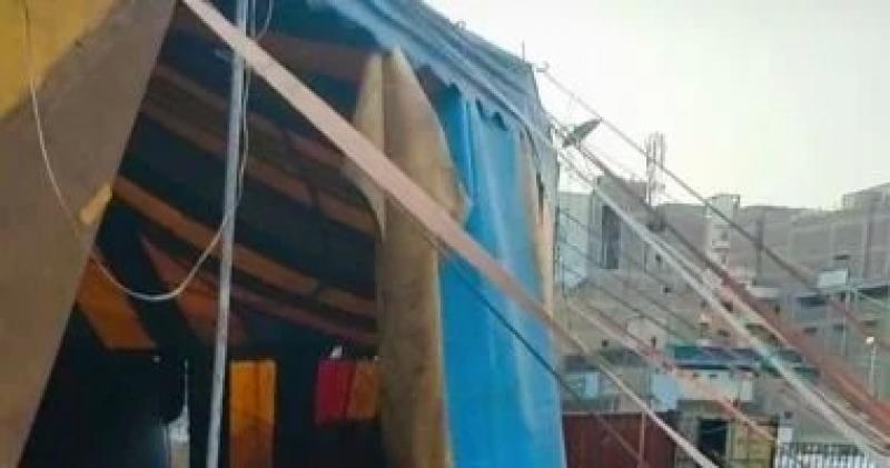 إزالة سيرك طنطا بعد واقعة تعدى نمر على عامل في الغربية