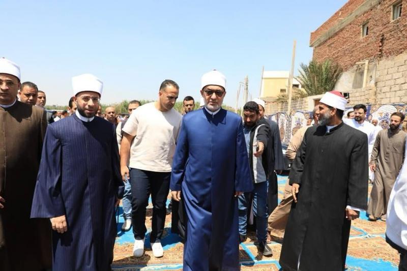 افتتاح مسجد النور في الصف بحضور المفتي ووزير الأوقاف ومحافظ الجيزة