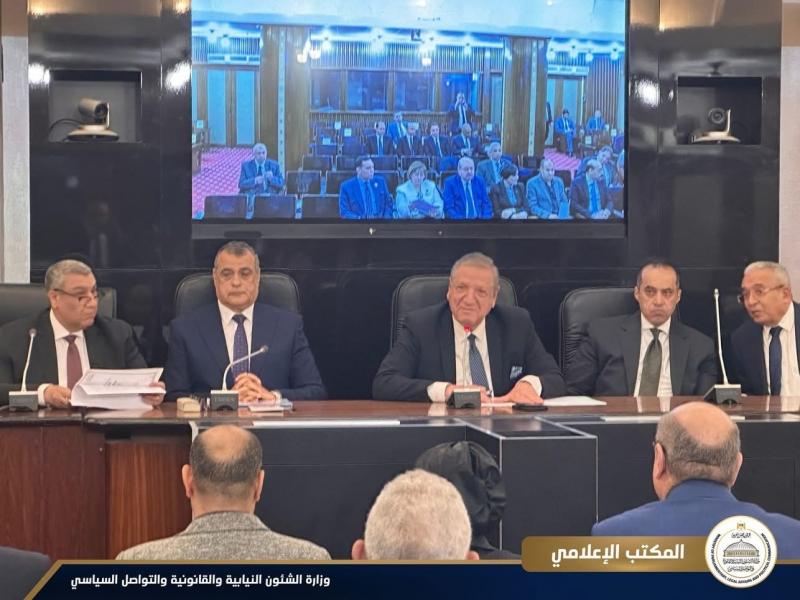 وزيرا الشئون النيابية والإنتاج الحربي يحضران اجتماع لجنة الخطة والموازنة بمجلس النواب