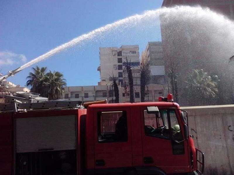 السيطرة على حريق في أحد الأكشاك بمدينة بني سويف