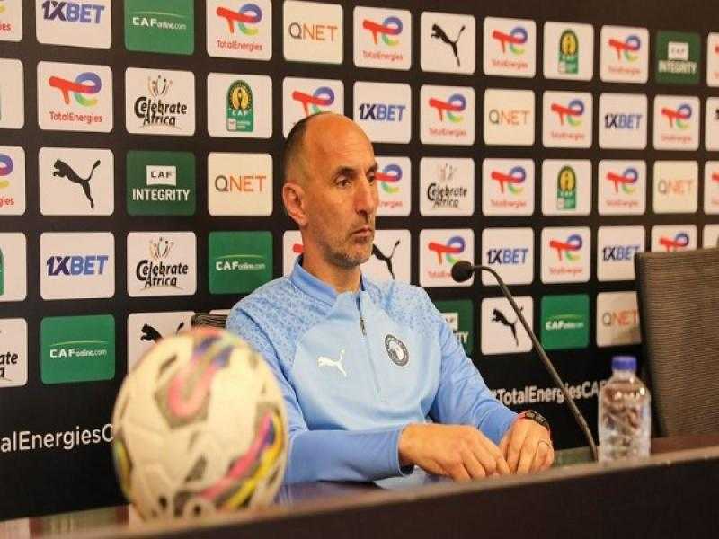 يورتشيتش والكرتي يحضران المؤتمر الصحفي لمباراة بيراميدز والجيش الملكي