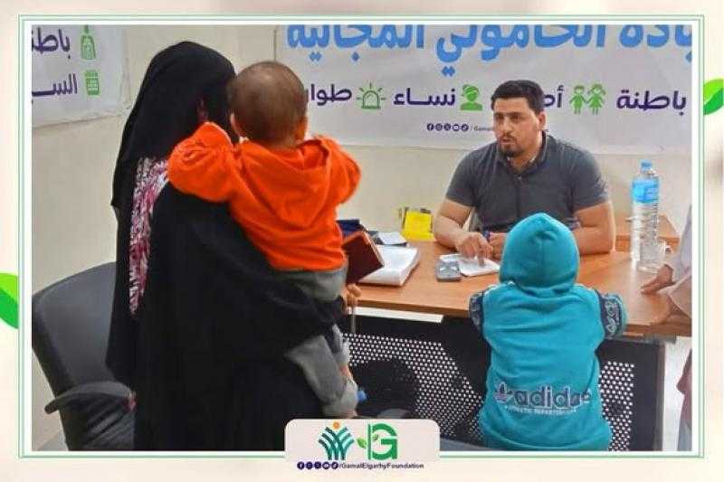 مؤسسة الجارحي عضو التحالف الوطني توفر عيادة طبية مجانية لأهالي الفيوم