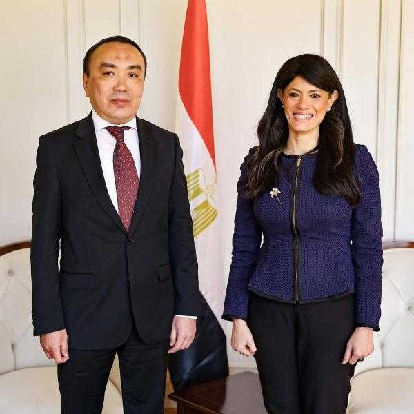 وزيرة التخطيط تبحث مع سفير كازاخستان لدى مصر استعدادات انعقاد الدورة السادسة للجنة المشتركة