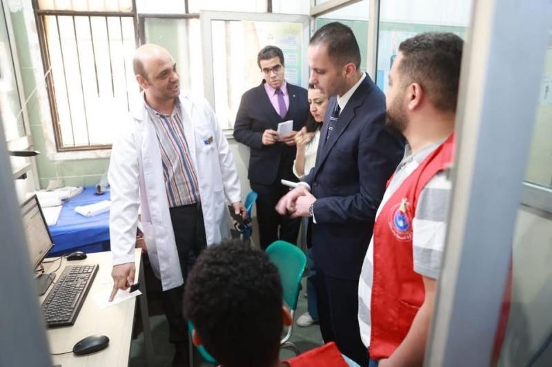 نائب وزير الصحة يتفقد مستشفى جراحات اليوم الواحد ومركز طب الأسرة بالحي السادس وعيادات مدينة نصر للتأمين الصحي