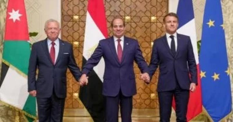 رئاسة الجمهورية: قادة مصر وفرنسا والأردن وترامب اتفقوا على الاتصال الوثيق